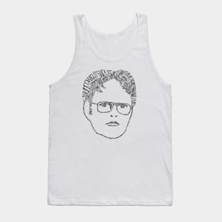 Dwight Shrute's face Tank Top